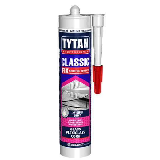 Tytan Szerelési Ragasztó Classic Fix, Színtelen, 290 ml